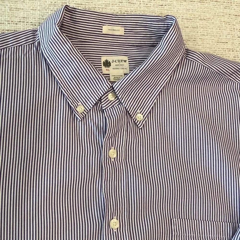 J.CREW Tailored Fit Washed Casual XLarge